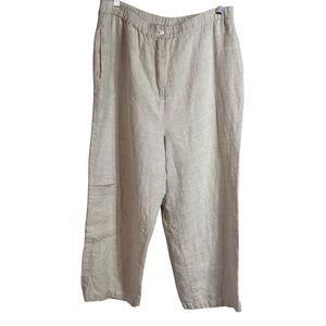 Linen Crop Pants